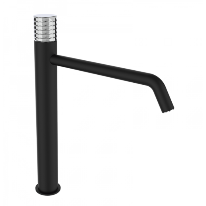 Bateria umywalkowa XXl GRB Aura wylewka 230mm bez korka czarna 75511752