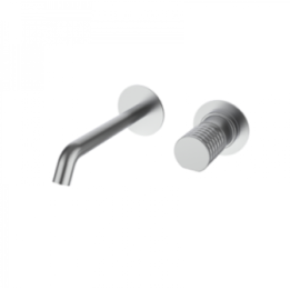 Bateria umywalkowa podtynkowa GRB Aura wylewka 150mm bez korka inox 75535753
