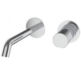 Bateria umywalkowa podtynkowa GRB Aura wylewka 200mm bez korka chrom 75534750