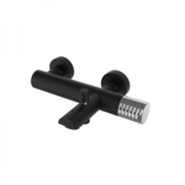 Bateria wannowo-natryskowa GRB Aura bez zestawu czarna 75224752