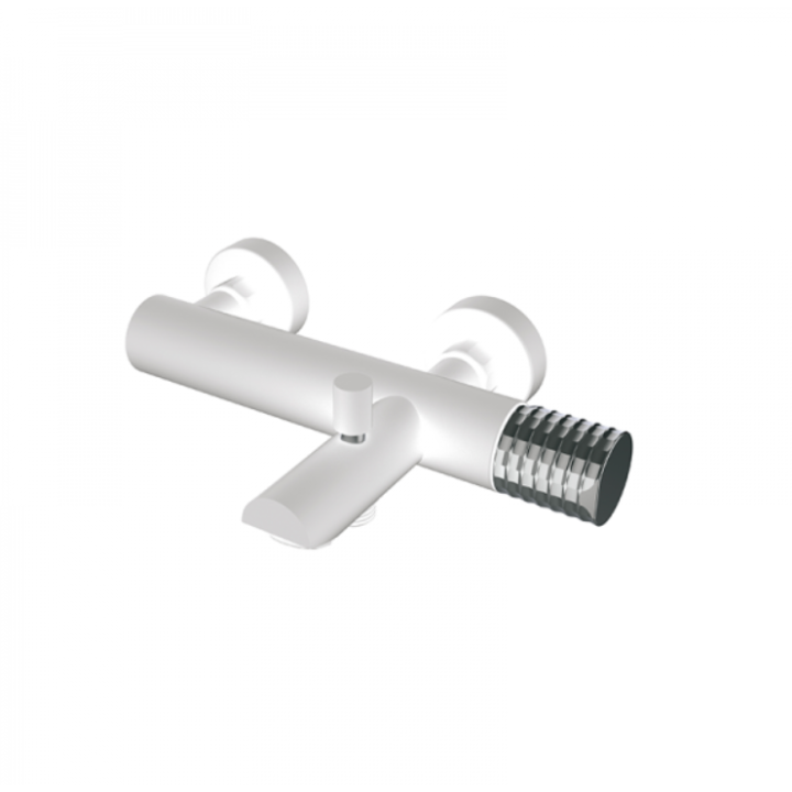 Bateria wannowo-natryskowa GRB Aura z zestawem biała 75332751