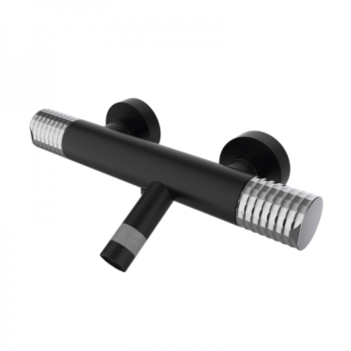 Bateria termostatyczna wannowo-natryskowa GRB Aura z zestawem czarna 75232752