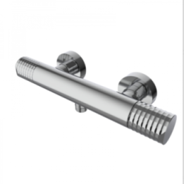 Bateria termostatyczna natryskowa GRB Aura z zestawem chrom 75316750