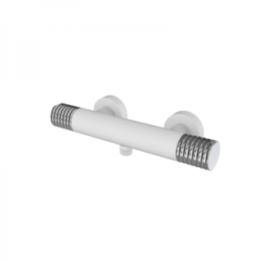 Bateria termostatyczna natryskowa GRB Aura z zestawem biała 75316751