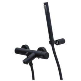 Bateria wannowa ścienna PAFFONI LIGHT czarny mat LIG023NO