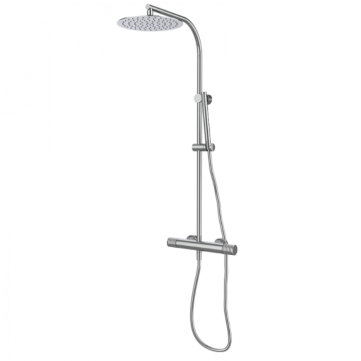 Zestaw natryskowy GRB Aura XL wydłużone ramie chrom 75499750XL