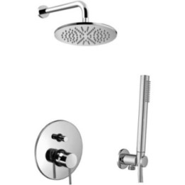 Zestaw natryskowy podtynkowy PAFFONI LIGHT chrom LIG015ZSC2A