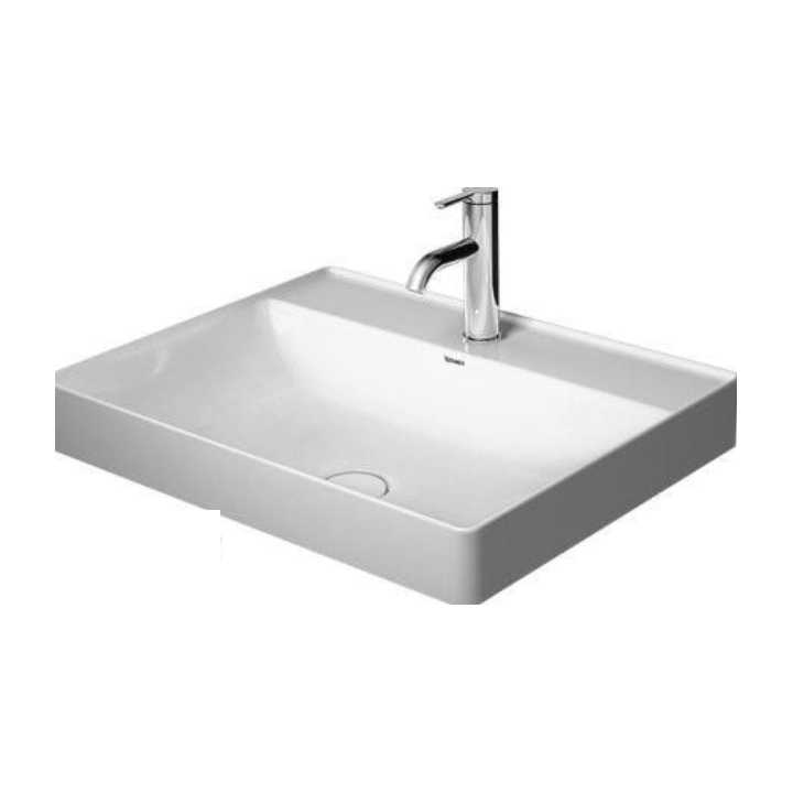 Umywalka nablatowa Duravit DuraSqare 60x47 cm biała 2354600041