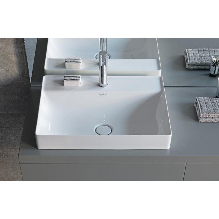 Umywalka nablatowa Duravit DuraSqare 60x47 cm biała 2354600041