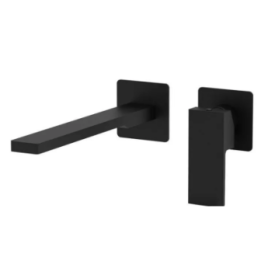 Bateria umywalkowa podtynkowa 200 mm PAFFONI ELLE czarny mat EL105NO70