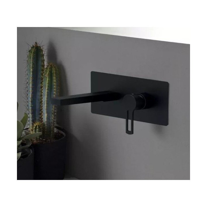 Bateria umywalkowa podtynkowa 150 mm PAFFONI RINGO czarny mat RIN104NO