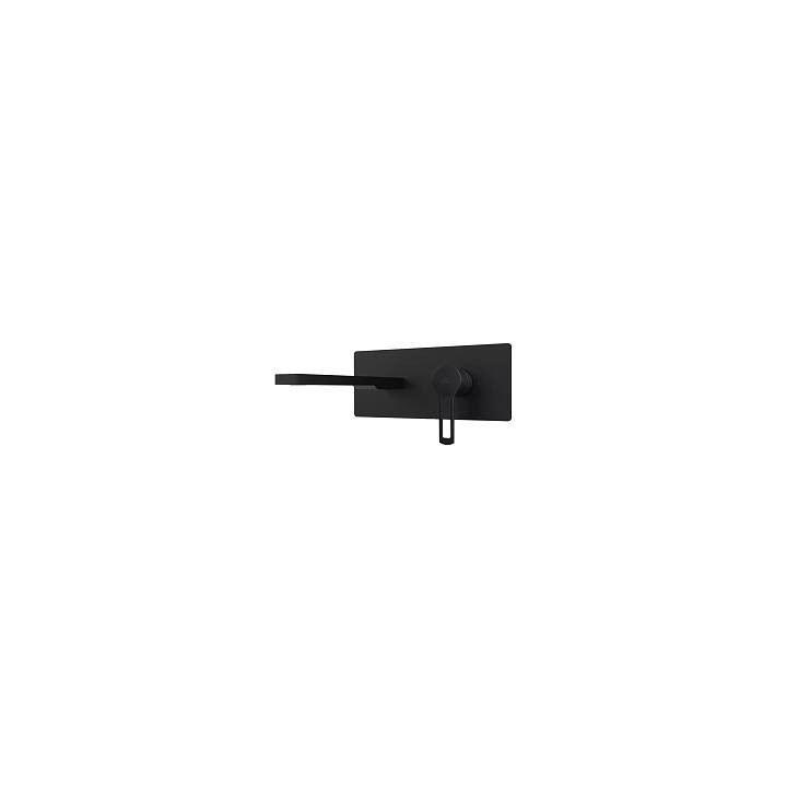 Bateria umywalkowa podtynkowa 200 mm PAFFONI RINGO czarny mat RIN105NO