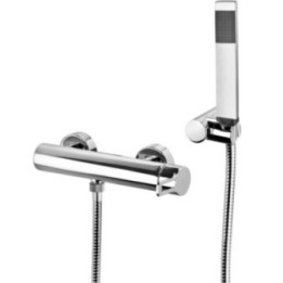 Bateria natryskowa ścienna PAFFONI WEST chrom WS168DCR