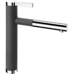 Bateria kuchenna stojąca BLANCO LINEE-S szarość skały/chrom 518804