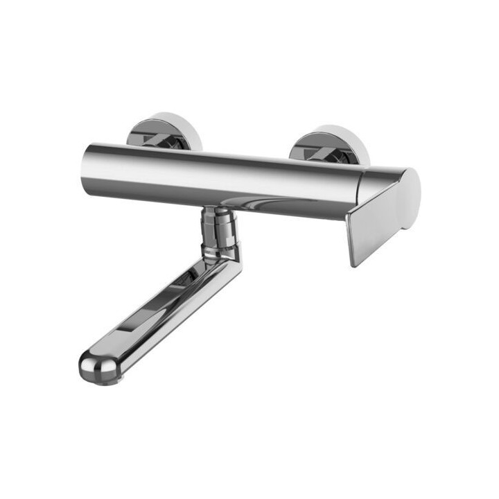 Bateria umywalkowa ścienna PAFFONI TANGO chrom TA161CR