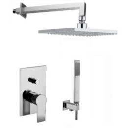 Zestaw natryskowy 400 mm/30x30 cm PAFFONI TANGO chrom TA015ZSC3B