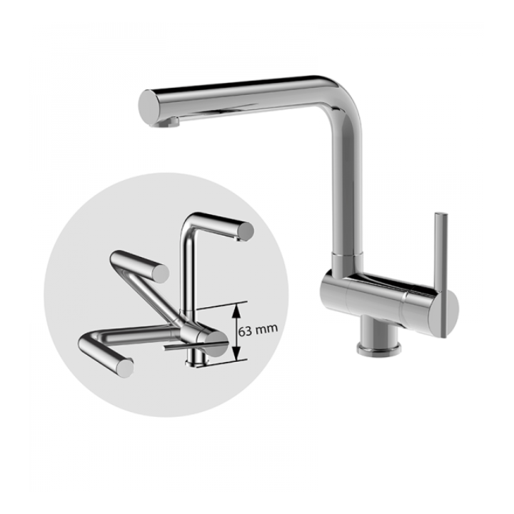 Bateria kuchenna składana GRB Forma chrom 535900