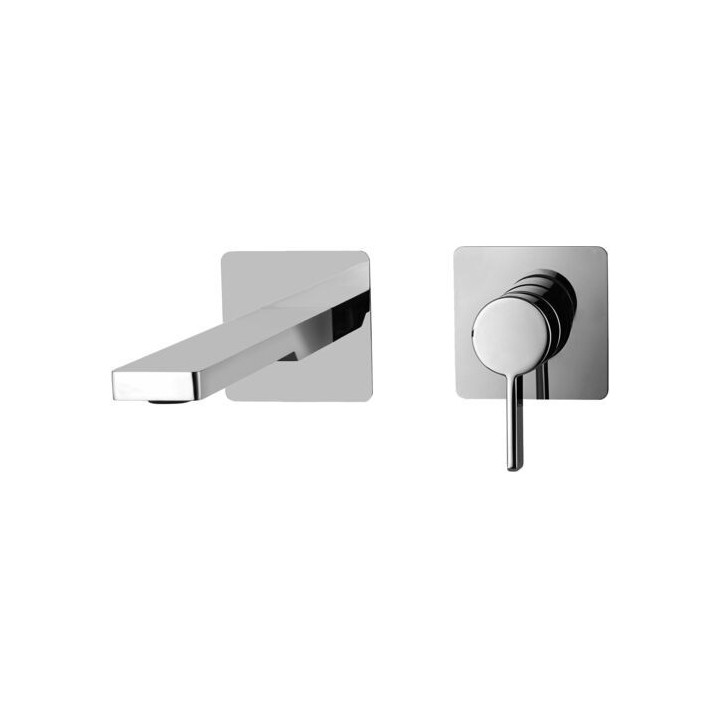 Bateria umywalkowa podtynkowa 200 mm PAFFONI ROCK chrom RO105CR70