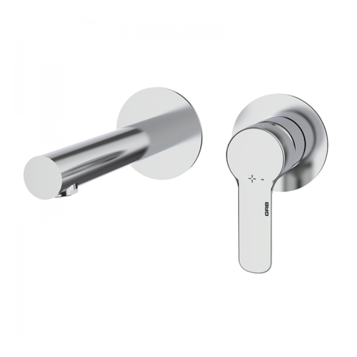 Bateria umywalkowa podtynkowa GRB Tender bez korka wylewka 200mm chrom 923900