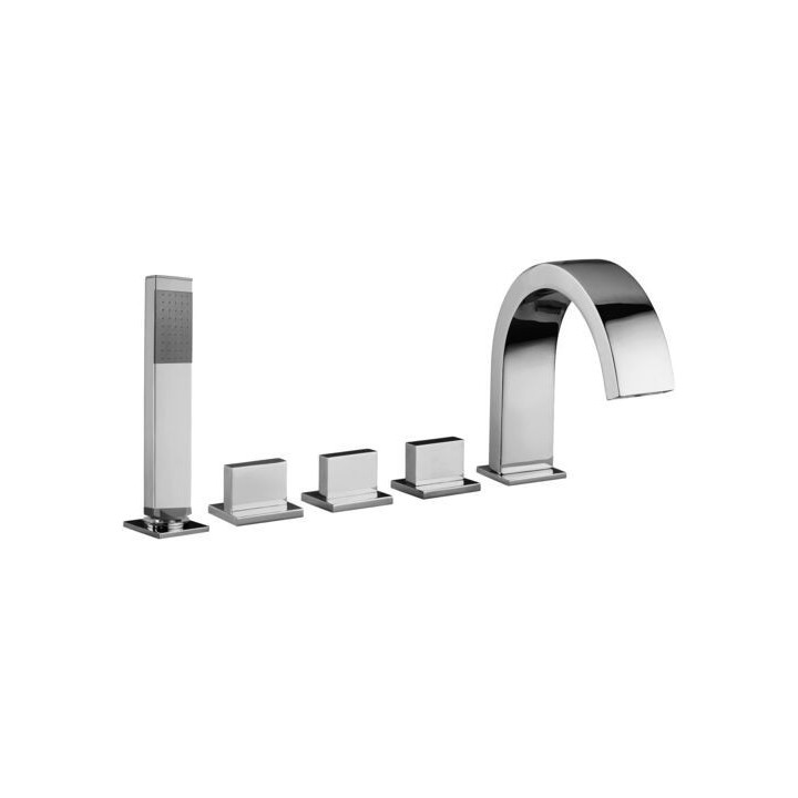 Bateria wannowa 5-otworowa PAFFONI LEVEL chrom LEP044CR