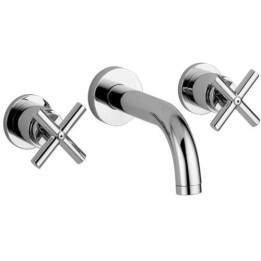 Bateria umywalkowa podtynkowa 120 mm PAFFONI QUATTRO chrom QTV004CR