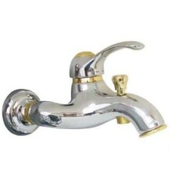 Bateria wannowa ścienna korpus PAFFONI FLAVIA chrom/złota FA022CO