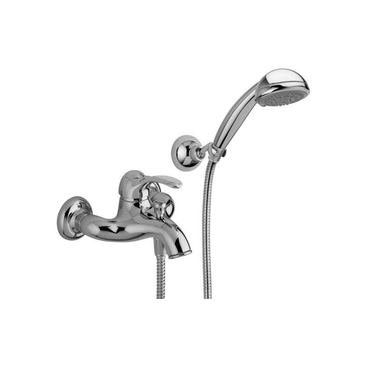 Bateria wannowa ścienna PAFFONI FLAVIA chrom FA024CR