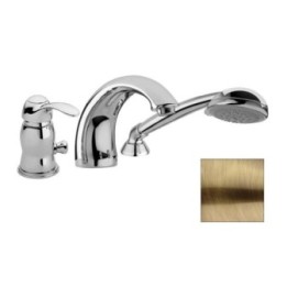 Bateria wannowa 3-otworowa PAFFONI FLAVIA stare złoto FA045BR