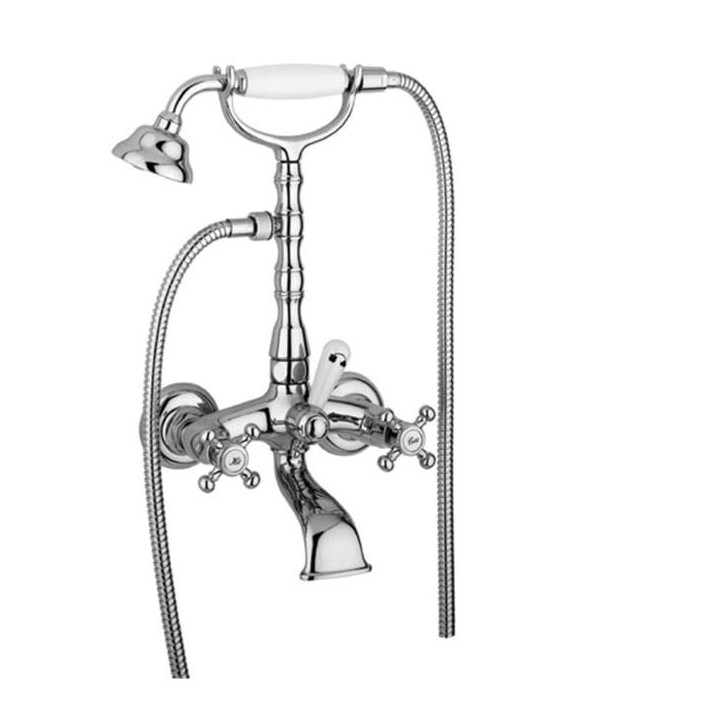 Bateria wannowa ścienna PAFFONI BELINDA chrom FBLV023CR