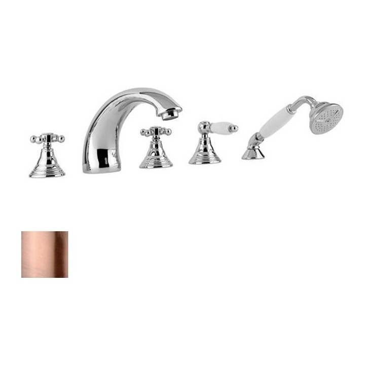 Bateria wannowa 5-otworowa PAFFONI BELINDA miedziana FBLV040RM