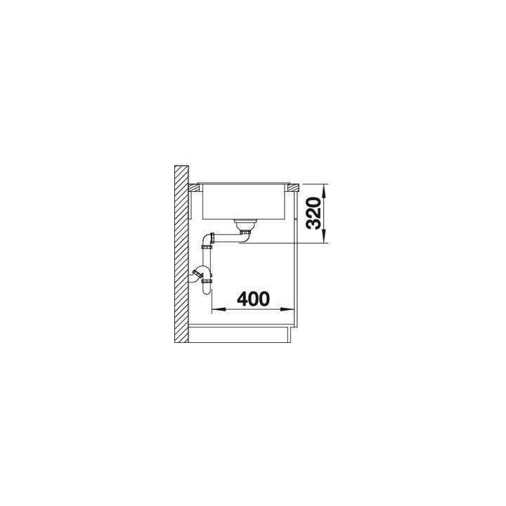 Zlewozmywak kuchenny, wpuszczany, odwracalny BLANCO METRA XL 6S 1000x500 mm korek automatyczny, tartufo 517360