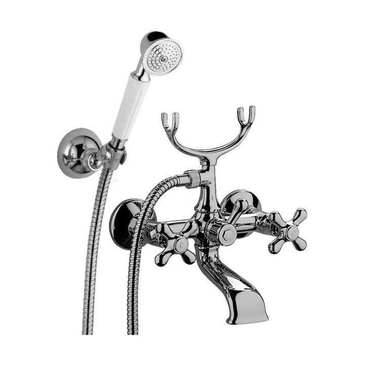 Bateria wannowa ścienna PAFFONI IRIS chrom IRV022CR