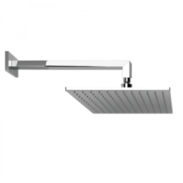 Deszczownica kwadratowa GRB ABS + ramię kwadratowe chrom 05045003