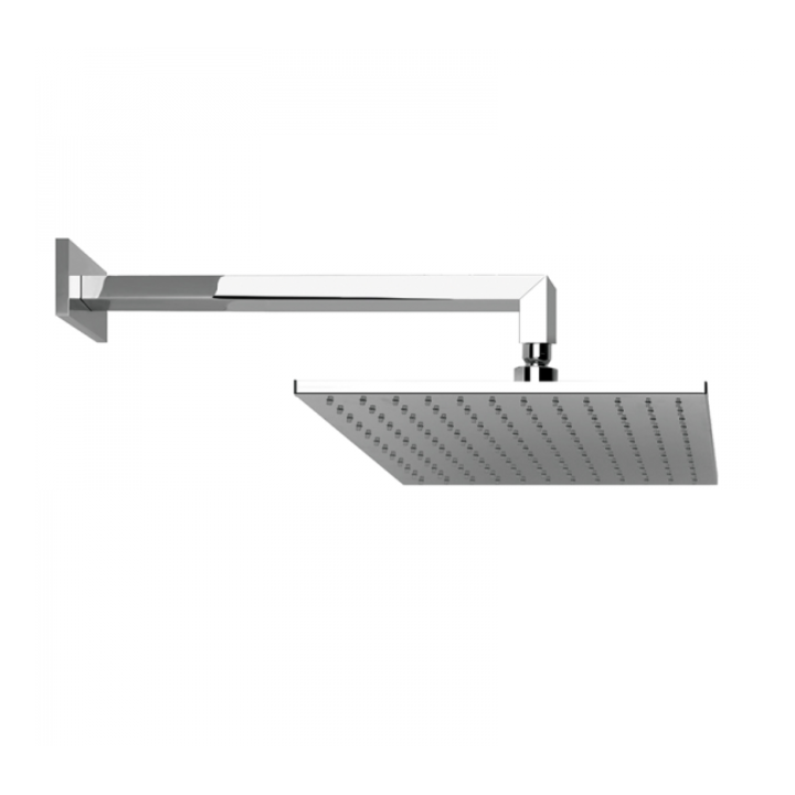 Deszczownica kwadratowa GRB ABS + ramię kwadratowe chrom 05045003