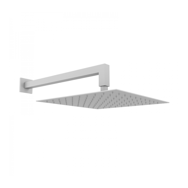 Deszczownica GRB Slim 250 + ramię kwadratowe biała 05027111
