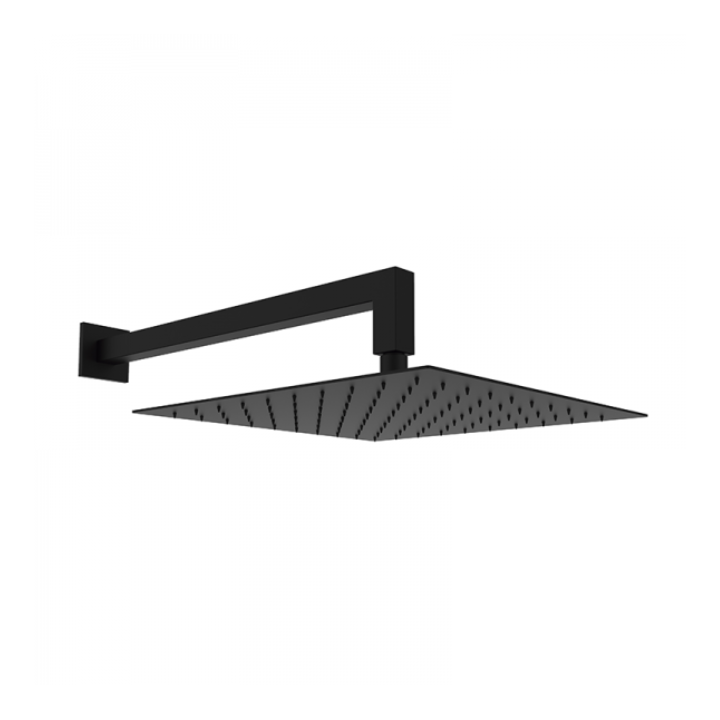 Deszczownica GRB Slim 250 + ramię kwadratowe czarna 05027122