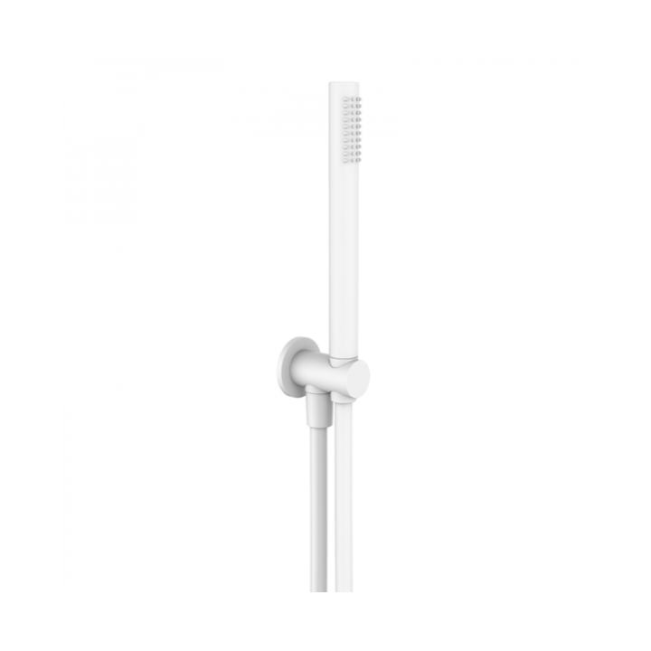 Zestaw przyłącze z uchwytem Cylindrique + słuchawka Tube biała 05040136