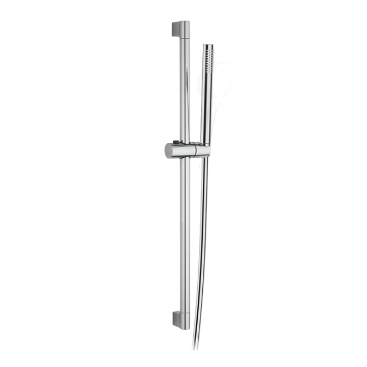 Zestaw GRB drążek natryskowy Key + słuchawka Tube chrom 05035013