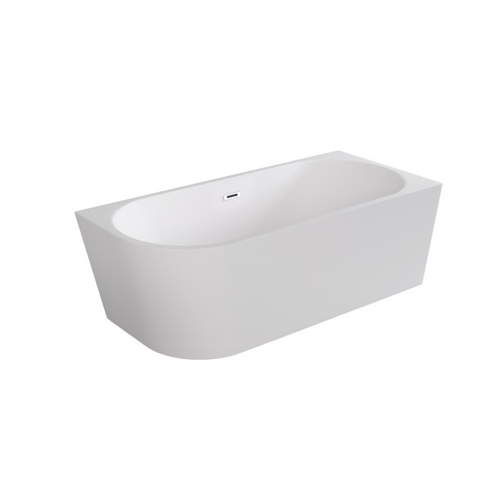WANNA WOLNOSTOJĄCA PRZYŚCIENNA BESCO ZOYA 150x75CM BIAŁA WAS-150-ZP