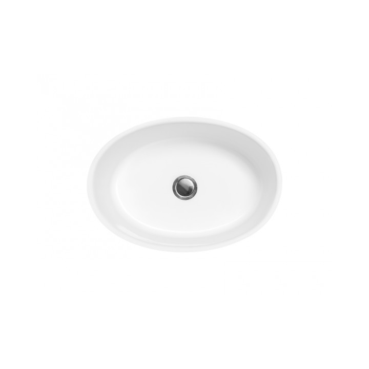 Umywalka wolnostojąca Besco Uniqa b&w 32x46x84cm black&white UMD-U-WBW