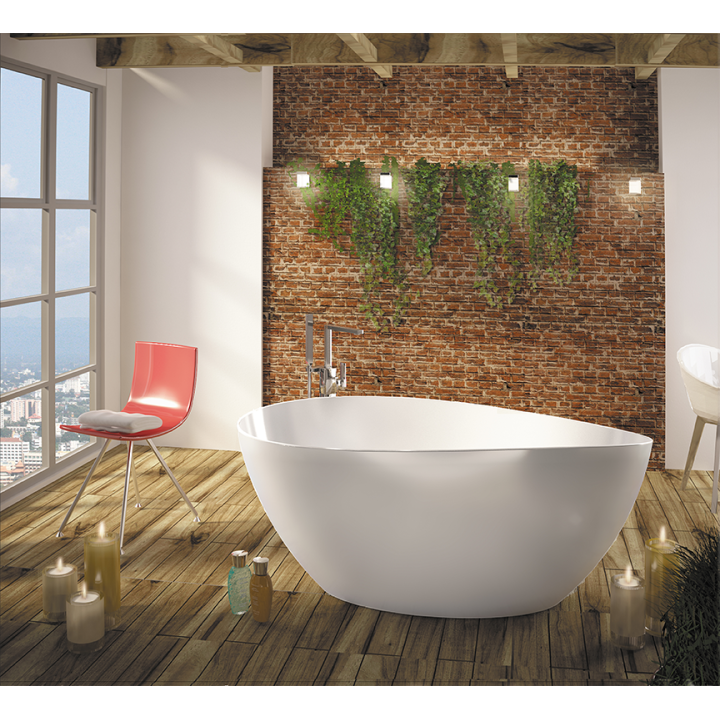 Wanna wolnostojąca SANITTI TRE 1536x800x621 mm biała 11030000