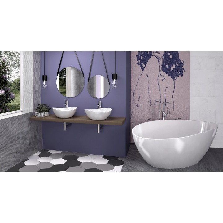 Wanna wolnostojąca SANITTI TRE 1536x800x621 mm biała 11030000
