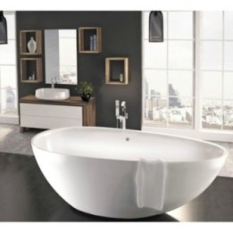 Wanna wolnostojąca SANITTI TRE XL 1700x850x580 mm biała 11031100