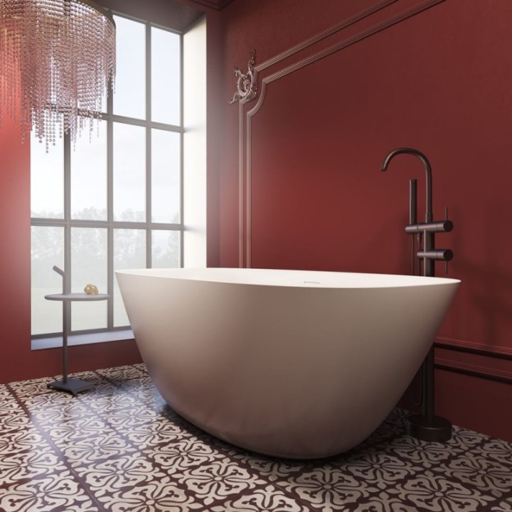 Wanna wolnostojąca SANITTI SETTE 1700x820x600 mm biała P/W/640/01/1700