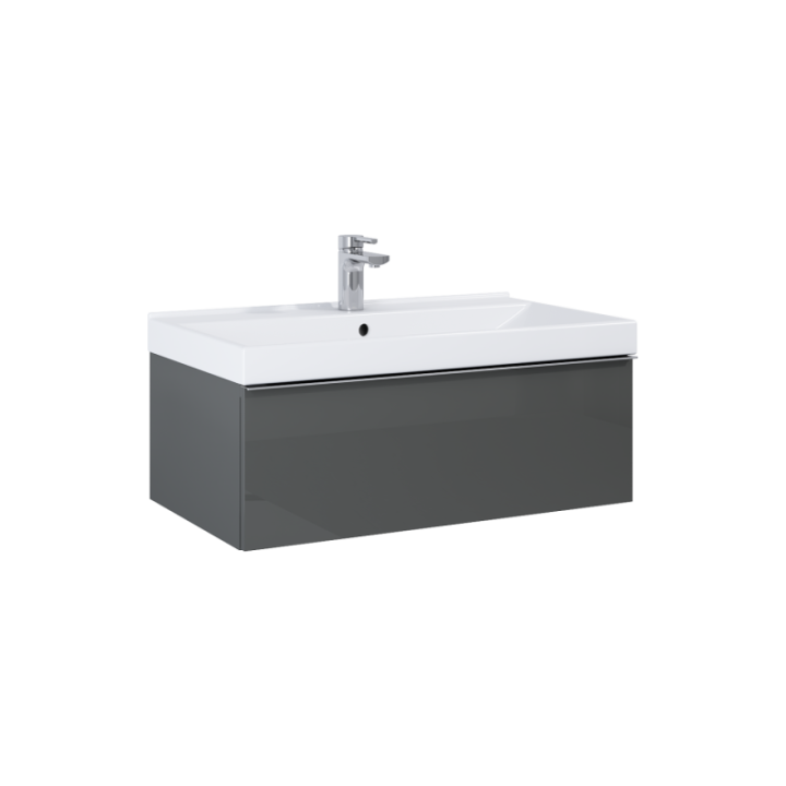 Szafka podumywalkowa ELITA LOOK 80 1S 80x28.1x44.9 cm antracyt 167080