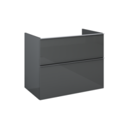 Komoda ELITA LOOK 80 2S 80x63.5x44.9 cm antracyt 167094