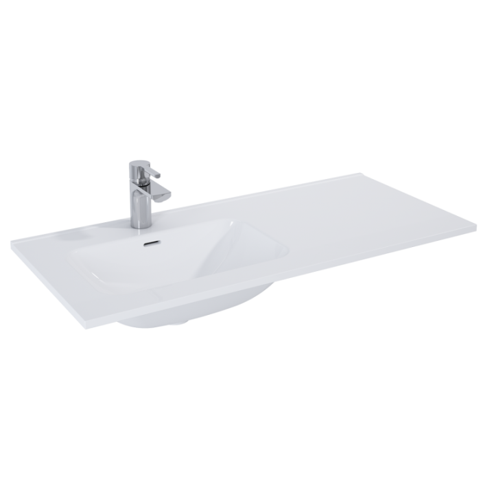 Umywalka meblowa ELITA SKAPPA 100 101x1.8x46.6 cm z otw. biała 145935
