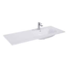 Umywalka meblowa ELITA SKAPPA 120 121x1.8x46.6 cm z otw. biała 145925