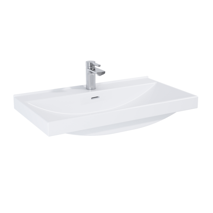 Umywalka meblowa ELITA MAXXI 80 81x17,5x46 cm z otw. biała 145810