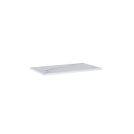 Blat pełny ELITA LOOK 80.6x2x46 cm biały marmur 167401